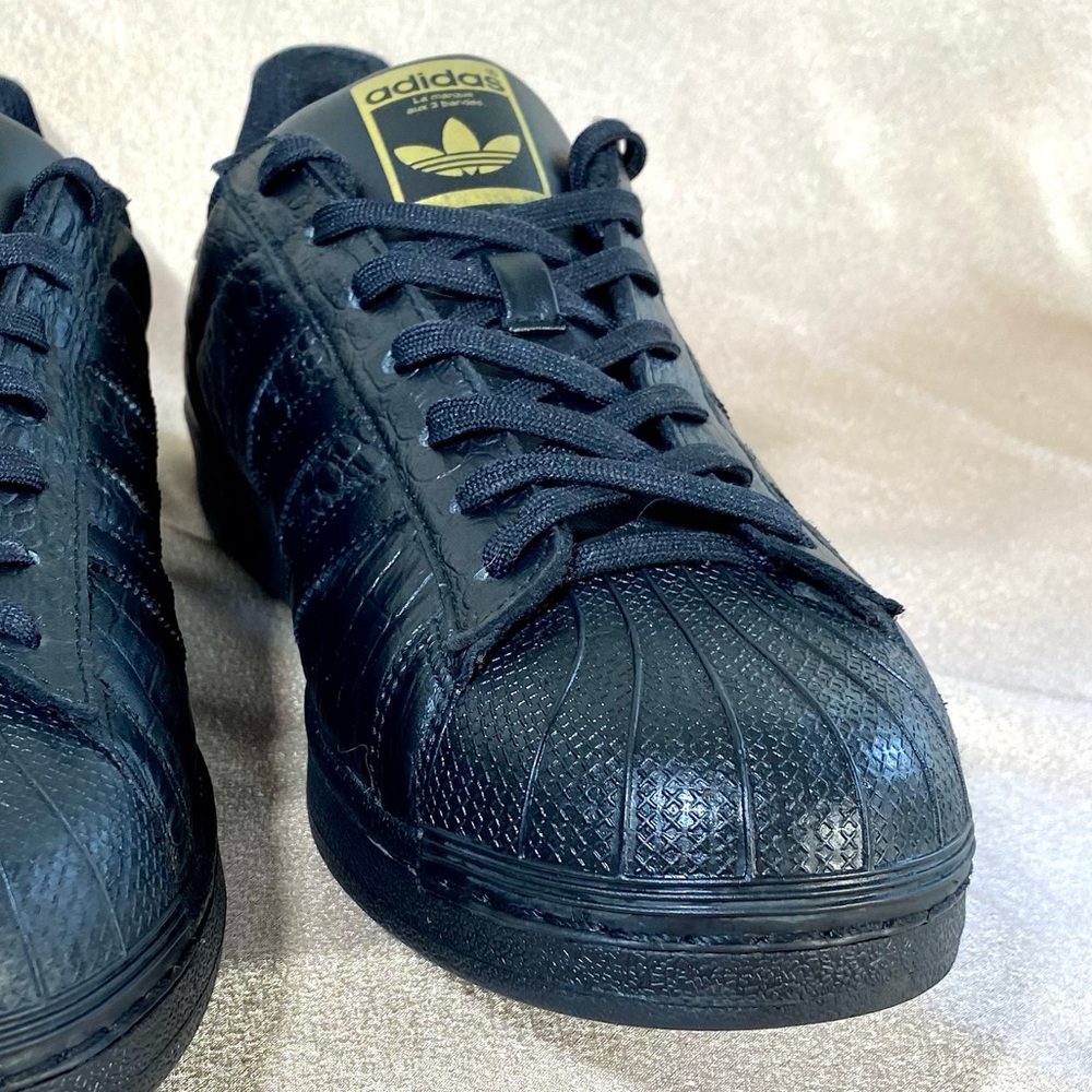ADIDAS CLASSIC leather men sneakers 10.5 black
